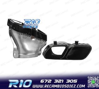 COLAS DE ESCAPE MERCEDES GLE W167 19- LOOK GLE63 NEGRO