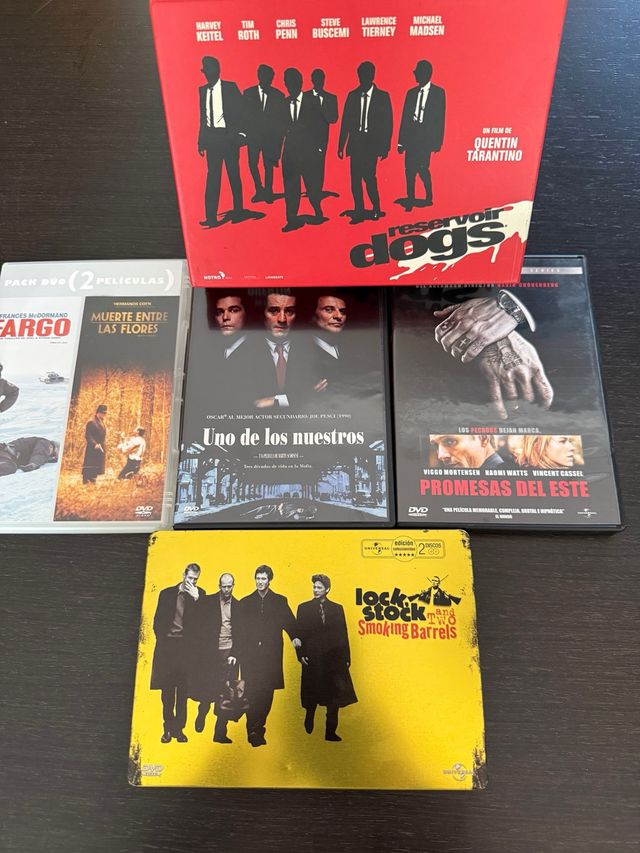 Lote 6 Películas DVD: Reservoir Dogs, Fargo...