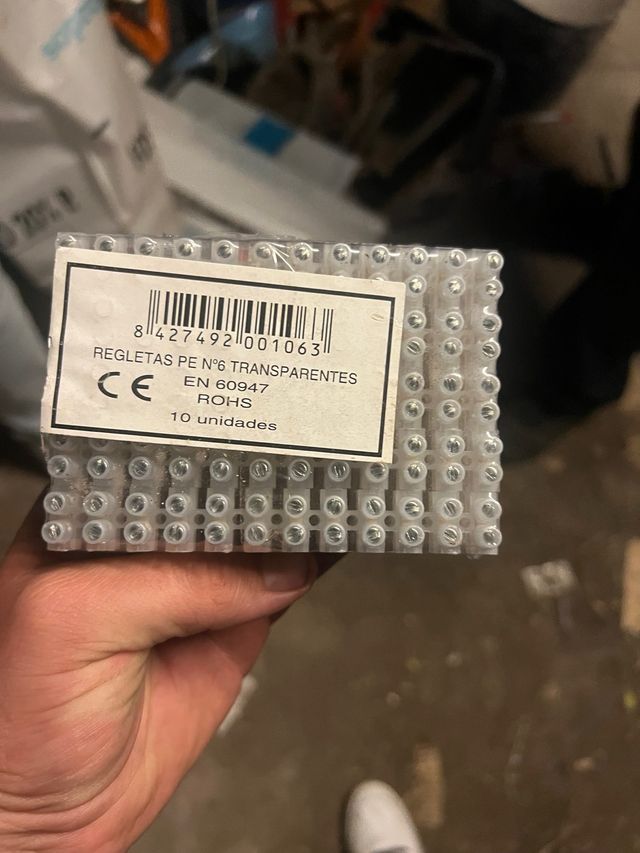 Regletas PE N°6 Transparentes (10 unidades)