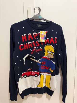 Jersey Navidad Los Simpson Mr. Plow Talla M