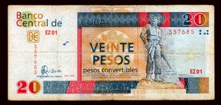 CUBA 20 PESOS CONVERTIBLES CUC 2006 F/MBC