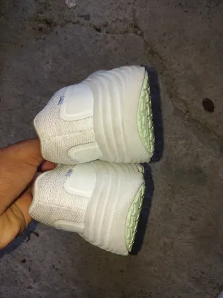 Zapatillas Skechers Mujer Blancas y Azules