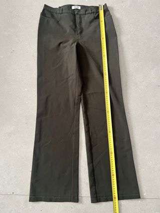 Pantalone donna Moschino verde oliva