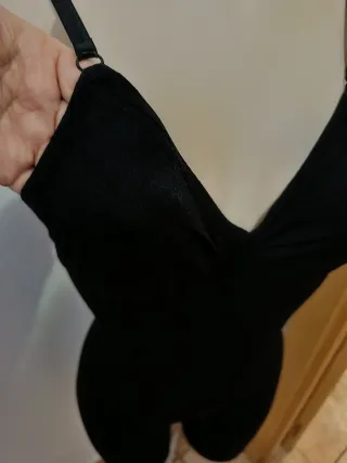 Faja Moldeadora Negra Tirantes Regulables Talla S