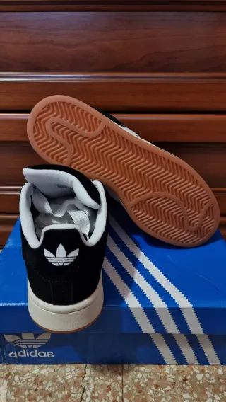Adidas Campus Zapatillas Negras Blancas