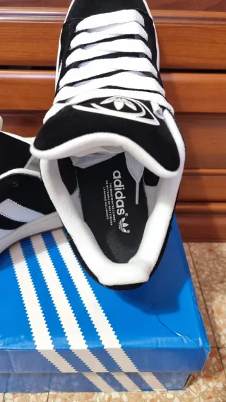 Adidas Campus Zapatillas Negras Blancas