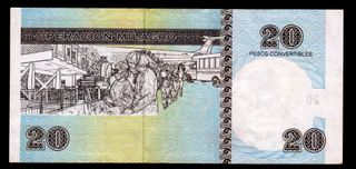 CUBA 20 PESOS CONVERTIBLES CUC 2008 XF/EBC-