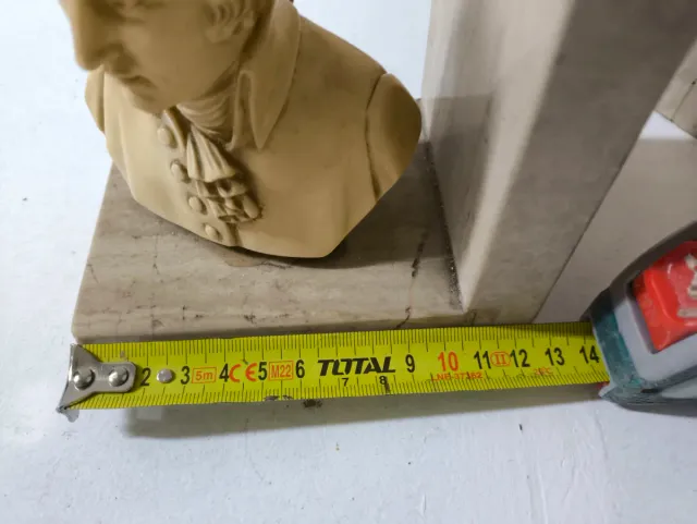 Sujetalibros Busto Mozart/Beethoven Mármol