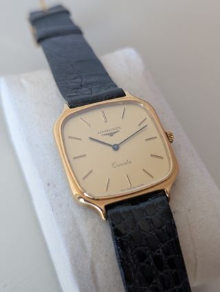 Orologio Longines Tank Vintage Oro Nero