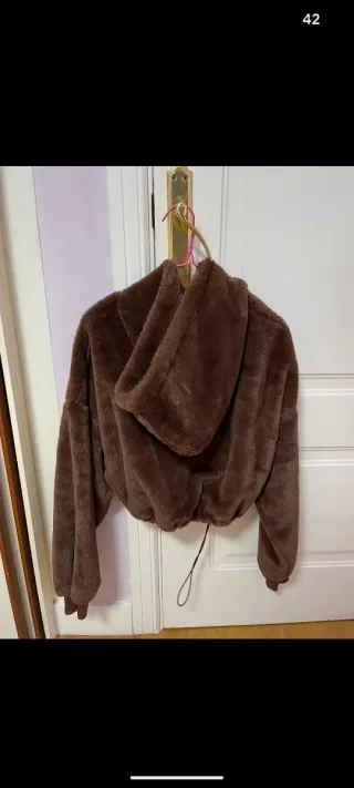 Chaqueta pelo marrón talla única