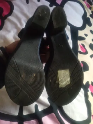 Zapatos de tacón azul talla 38