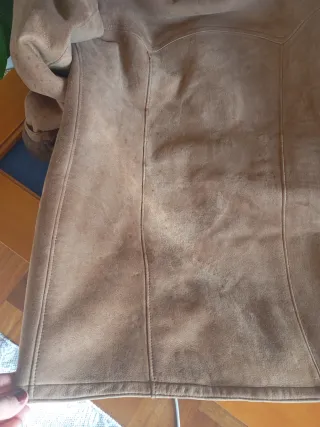 Abrigo Vintage Marrón y Verde