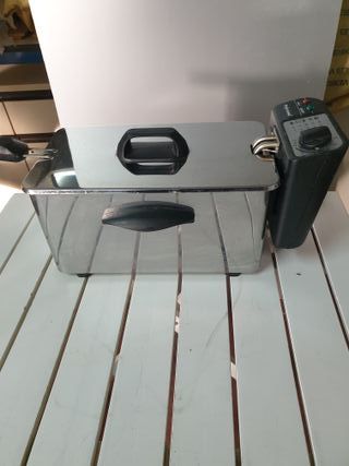 Freidora Eléctrica Acero Inoxidable