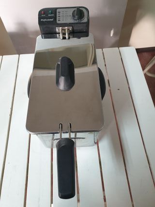 Freidora Eléctrica Acero Inoxidable