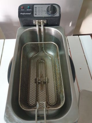 Freidora Eléctrica Acero Inoxidable