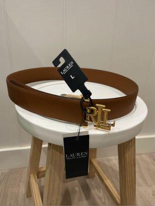 Cinturón Ralph Lauren Marrón Piel Talla L