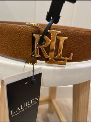 Cinturón Ralph Lauren Marrón Piel Talla L