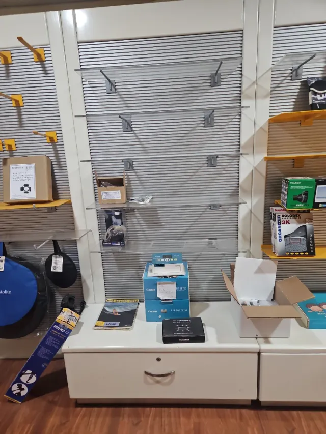 5 Módulos Estantería Pared con Cajones