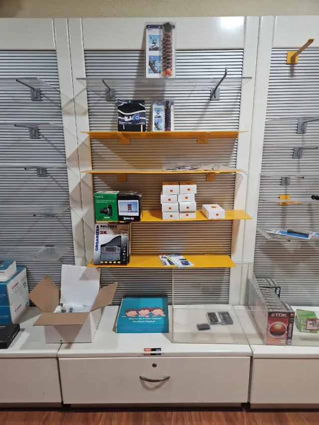 5 Módulos Estantería Pared con Cajones