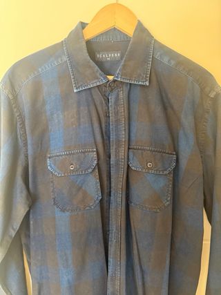 Camisa Scalpers Azul Talla 44