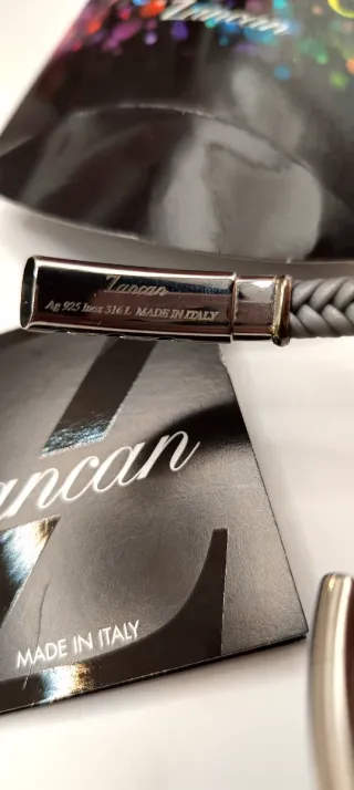 Bracciale Zancan Uomo Intrecciato Made in Italy