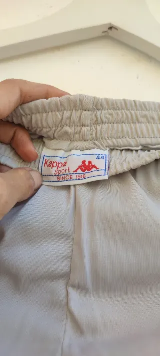 Pantalón de correr Kappa vintage gris