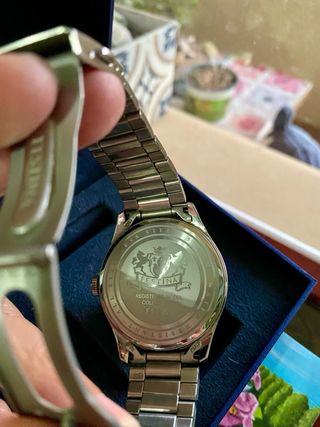 * Reloj FEStiNA Grande,Azul y Cobre, como NUEVO *