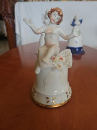 Campanella porcellana Capodimonte vintage