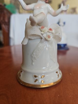 Campanella porcellana Capodimonte vintage