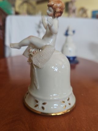 Campanella porcellana Capodimonte vintage