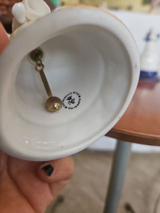 Campanella porcellana Capodimonte vintage