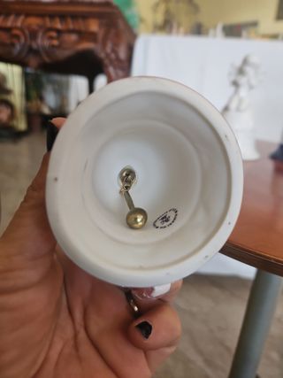 Campanella porcellana Capodimonte vintage