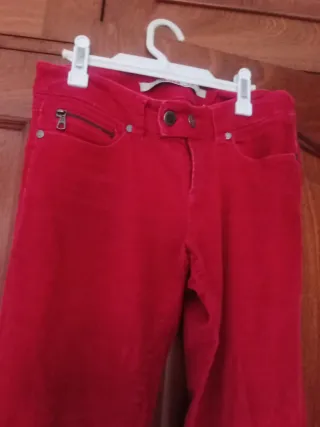 Pantalón elástico de pana