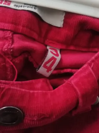 Pantalón elástico de pana