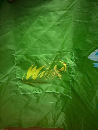 Poncho Winx Bloom bimba verde