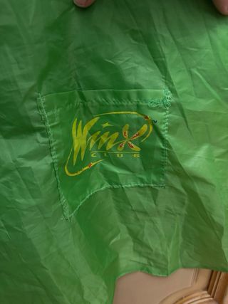 Poncho Winx Bloom bimba verde