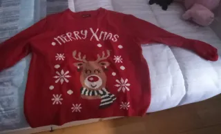 Jersey Navideño Reno Merry Xmas