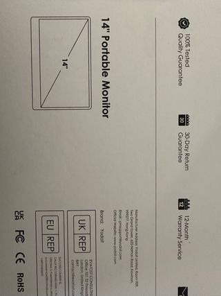 Monitor Portátil Yodoit 14 FHD 1080P IPS