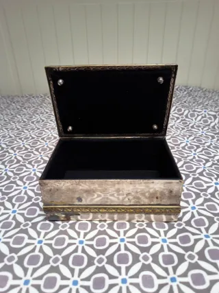 Joyero Vintage Latón y Plata