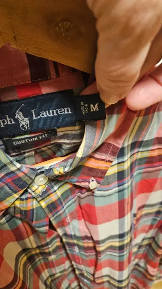 Camisa Polo Ralph Lauren cuadros hombre