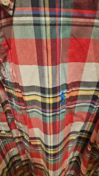 Camisa Polo Ralph Lauren cuadros hombre