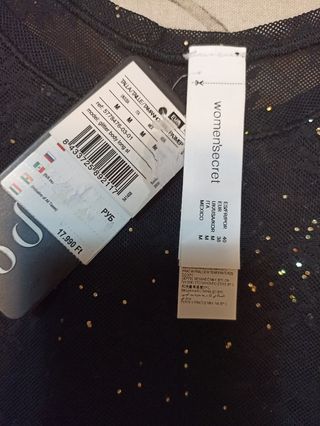 Body negro glitter Women's Secret Shape