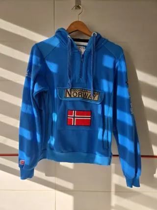 Sudadera Geographical Norway Azul