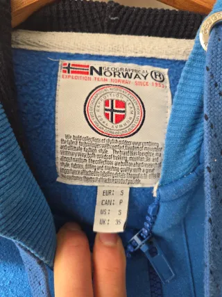 Sudadera Geographical Norway Azul