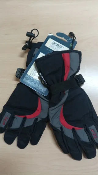 Guantes Matt Talla 9 Negro/Rojo Nuevos