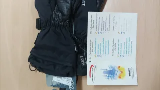 Guantes Matt Talla 9 Negro/Rojo Nuevos