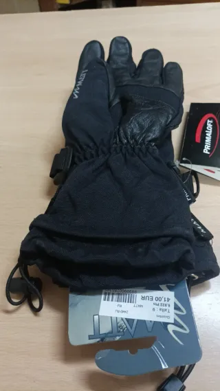 Guantes Matt Talla 9 Negro/Rojo Nuevos