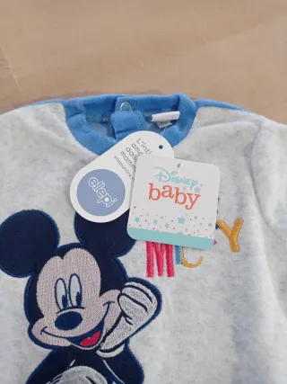 Tutina ciniglia bimbo Disney Topolino 6 mesi