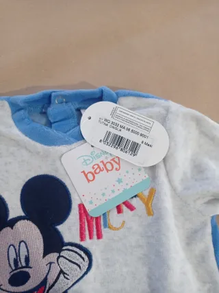 Tutina ciniglia bimbo Disney Topolino 6 mesi