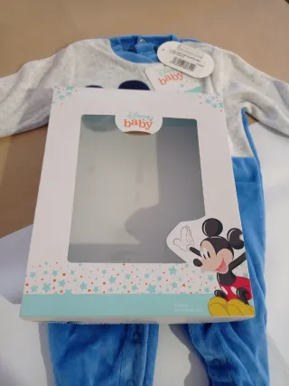 Tutina ciniglia bimbo Disney Topolino 6 mesi